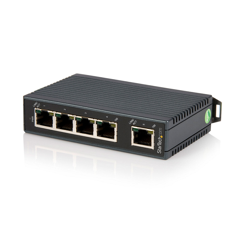 You Recently Viewed StarTech IES5102 5-Port Industrial Ethernet Switch - DIN Rail Mountable Image